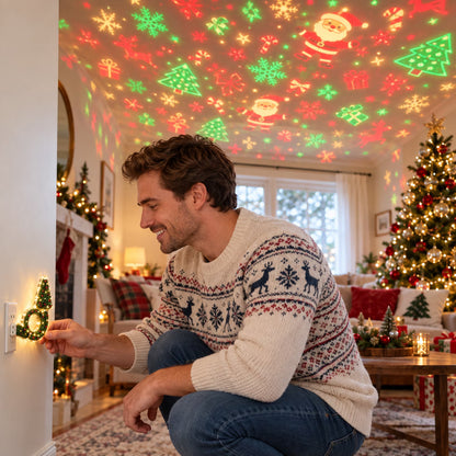 Viral Christmas Projector - Plug in light